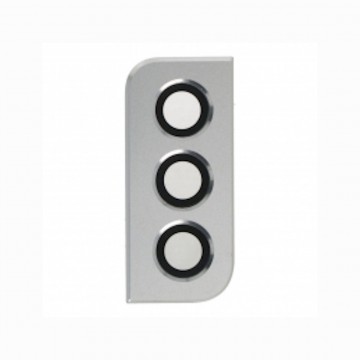 Lentille en verre caméra arrière pour Samsung Galaxy S21 5G Silver / Argent