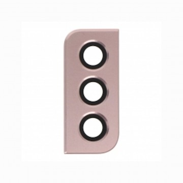 Lentille en verre caméra arrière pour Samsung Galaxy S21 5G Rose