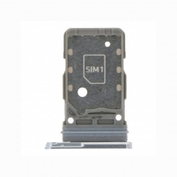 Tiroir carte SIM pour Samsung Galaxy S21+ 5G Double SIM Version Argent