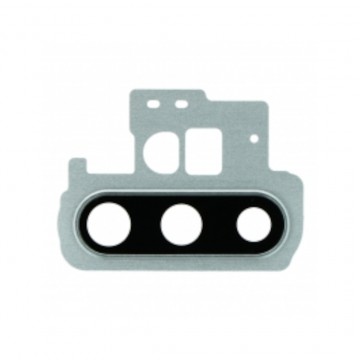 Lentille de caméra arrière et adhésif pour Samsung Galaxy Note 10+/Note 10 Plus 5G Blanc