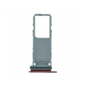 Tiroir de carte sim pour Samsung Galaxy Note 10 Single Card Rouge