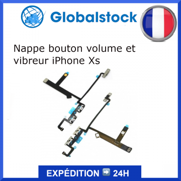 Nappe bouton volume et vibreur pour iPhone Xs