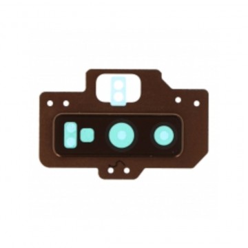 Lentille en verre caméra arrière pour Samsung Galaxy Note 9 Gold / Or