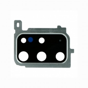 Lentille en verre caméra arrière pour Samsung Galaxy S20+/S20+ 5G Silver / Argent