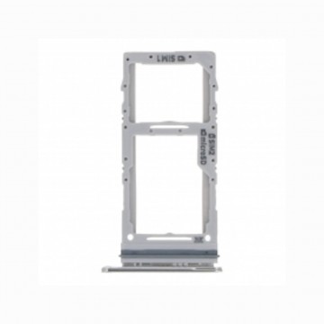 Tiroir carte SIM pour Samsung Galaxy S20 Ultra/S20+ Double SIM Argent