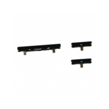 Pack boutons Volume et Power pour Samsung Galaxy Note 8 3 pcs ensemble Noir
