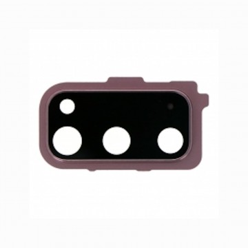 Lentille de caméra arrière et adhésif pour Samsung Galaxy S20/S20 5G Rose
