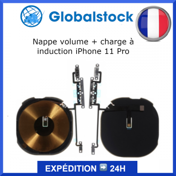 Nappe volume + charge à induction pour iPhone 11 Pro