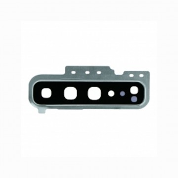Lentille en verre caméra arrière pour Samsung Galaxy S10 5G Argent