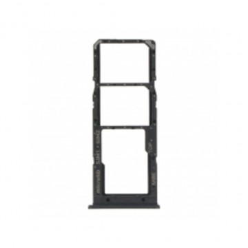 Tiroir de carte sim pour Samsung Galaxy M12 Dual Card noir