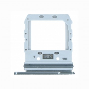 Tiroir de carte sim pour Samsung Galaxy S10 5G Single Card Version Silver / Argent