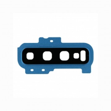 Lentille en verre caméra arrière pour Samsung Galaxy S10 Plus Bleu