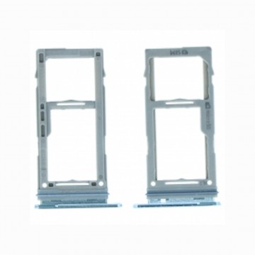 Tiroir de carte sim pour Samsung Galaxy S10/S10 Plus Single Card Version Bleu