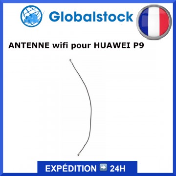 Antenne Cable Fil Coaxial Réseau Wifi pour Huawei P9 - Noir