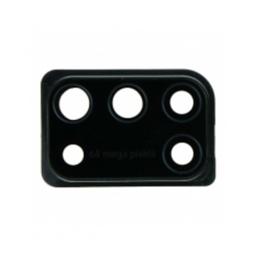 Lentille en verre caméra arrière pour Samsung Galaxy M31 noir