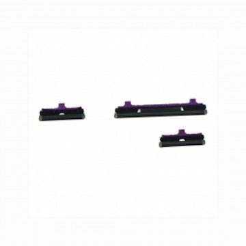 Pack boutons Volume et Power pour Samsung Galaxy S10 Plus 3 pcs ensemble Noir