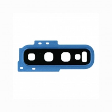 Lentille en verre caméra arrière pour Samsung Galaxy S10 Bleu