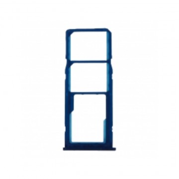 Tiroir de carte sim pour Samsung Galaxy M40 Dual Card Bleu
