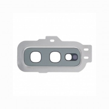 Lentille en verre caméra arrière pour Samsung Galaxy S10e Prism Blanc
