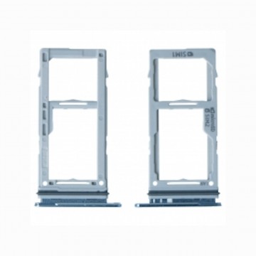Tiroir de carte sim pour Samsung Galaxy S10e Dual Card Bleu