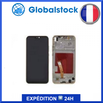 Écran pour Huawei P20 Lite Or LCD sur châssis