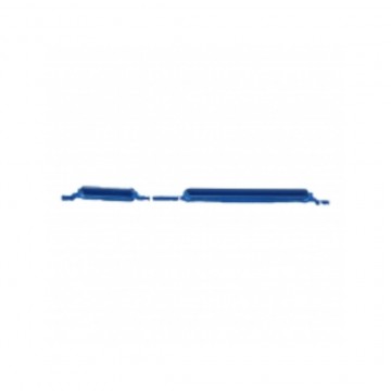 Touche latéral ( volume et power) pour Samsung Galaxy M20 2pcs in one set Bleu