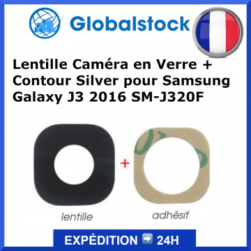 Vitre Lentille Camera Photo Arrière Lens Cover pour Samsung Galaxy J3 (2016) SM-J320