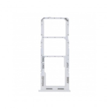Tiroir de carte sim pour Samsung Galaxy A22 5G Dual Card Blanc