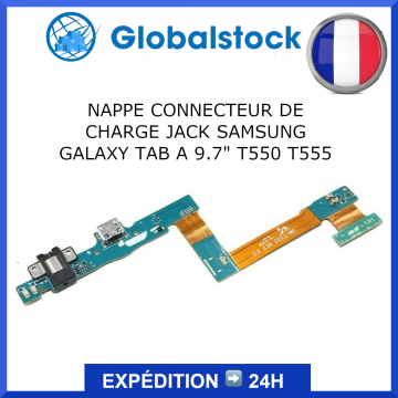 Nappe connecteur de charge jack pour Samsung Galaxy Tab A 9.7" T550 T555