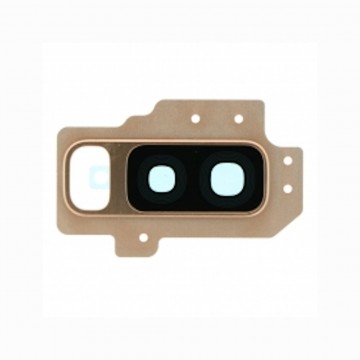 Lentille en verre caméra arrière pour Samsung Galaxy S9 Plus Gold / Or