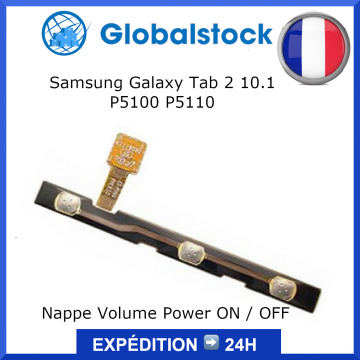 Nappe Volume Power ON / OFF Allumage pour Samsung Galaxy Tab 2 10.1 P5100 P5110