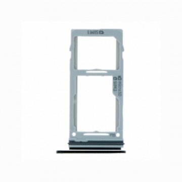 Tiroir de carte sim pour Samsung Galaxy S9/S9 Plus Dual Card Version Noir