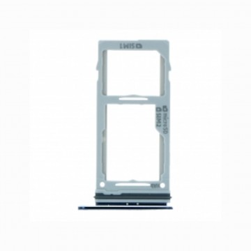 Tiroir de carte sim pour Samsung Galaxy S9/S9 Plus Dual Card Bleu
