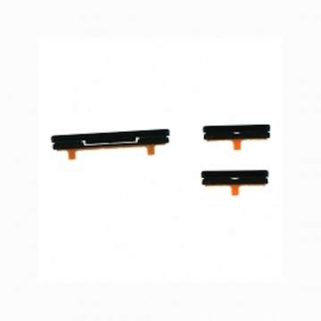 Pack boutons Volume et Power pour Samsung Galaxy S9 Plus 3 pcs ensemble Noir