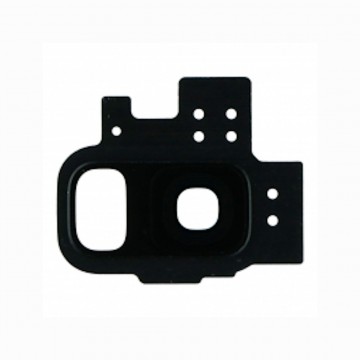 Lentille en verre caméra arrière pour Samsung Galaxy S9 Noir