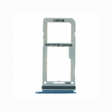 Tiroir de carte sim pour Samsung Galaxy S8/S8 Plus Dual Card Version Bleu
