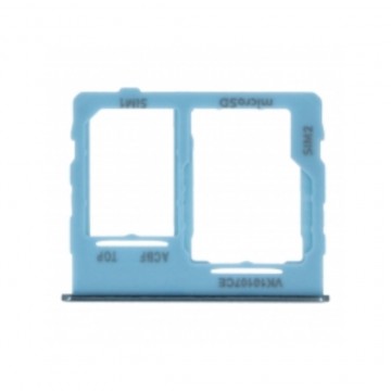 Tiroir Simple Sim pour Samsung Galaxy A32 / A32 5G Bleu