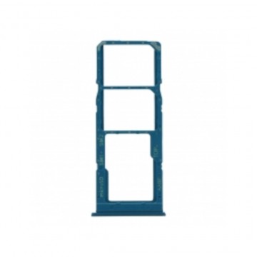 Tiroir sim pour Samsung Galaxy A02 A10 A12 A20 A30 Dual Card Bleu