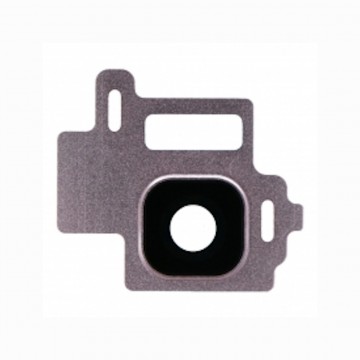 Lentille en verre caméra arrière pour Samsung Galaxy S8 Rose