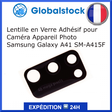 Lentille en Verre Adhésif Caméra Appareil Photo pour Samsung Galaxy A41 SM-A415F