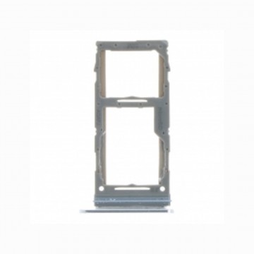 Tiroir de carte sim pour Samsung Galaxy A71 5G Dual Card Version Silver / Argent