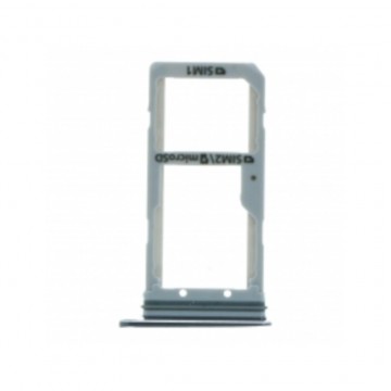 Tiroir de carte sim pour Samsung Galaxy S7 edge Dual Card Bleu