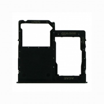 Tiroir de carte sim pour Samsung Galaxy A31 Single Card Noir