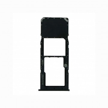 Tiroir de carte sim pour Samsung Galaxy A51 Single Card Noir