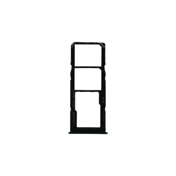 Tiroir de carte sim pour Samsung Galaxy A30s/A50s/A70s Dual Card Noir