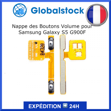 Nappe des Boutons Volume pour Samsung Galaxy S5 G900F