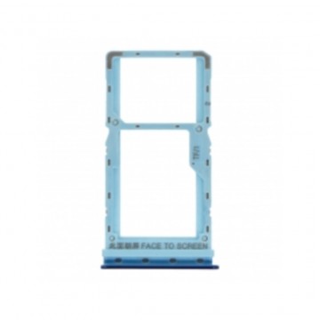 Tiroir carte sim pour Xiaomi Mi A3 Double sim Bleu