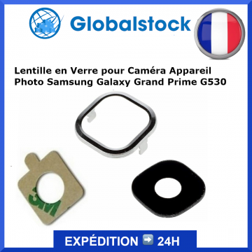 Lentille en Verre pour Caméra Appareil Photo Samsung Galaxy Grand Prime G530