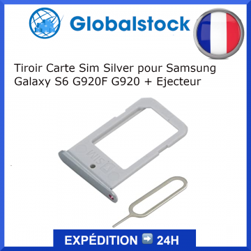 Tiroir Carte Sim pour Samsung Galaxy S6 G920F G920 + Ejecteur