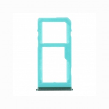 Tiroir de carte sim pour Samsung Galaxy A60 Dual Card clair Bleu